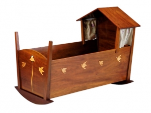 Culla-Casa in Legno